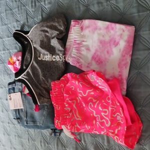 Lot of 4, all NWT, 3 shorts and 1 top in Size 7.